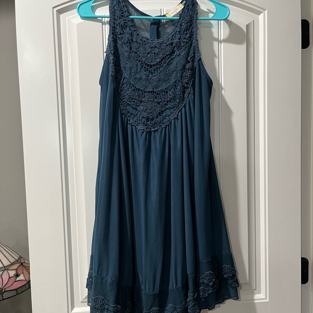 Altar’d State teal dress size medium